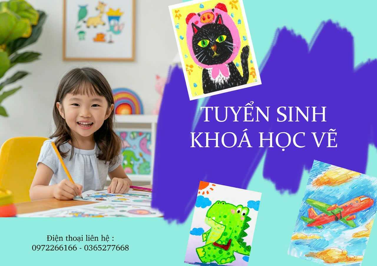 Tuyển sinh khóa học vẽ
